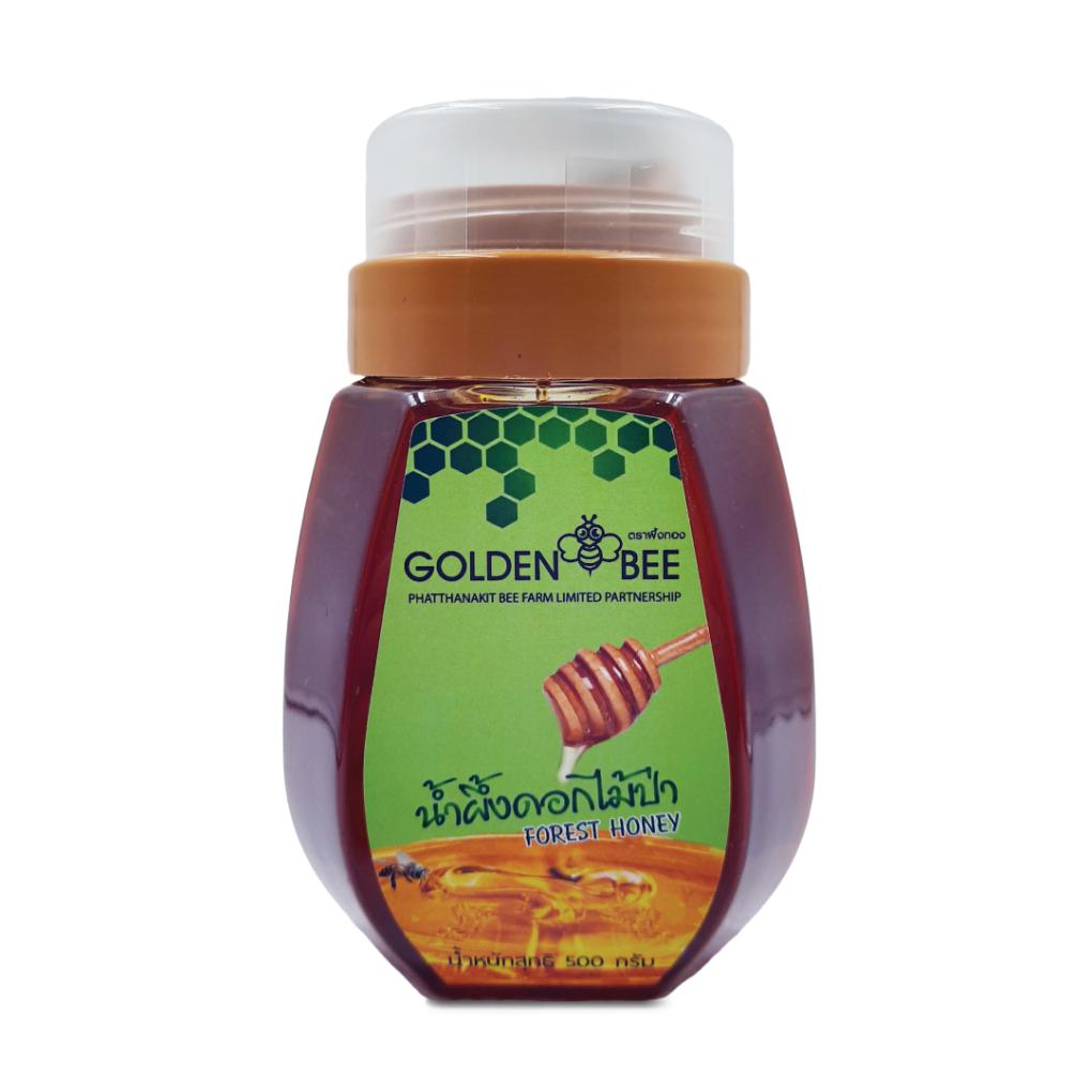 น้ำผึ้งดอกไม้ป่า 500 กรัม ฝาครอบ