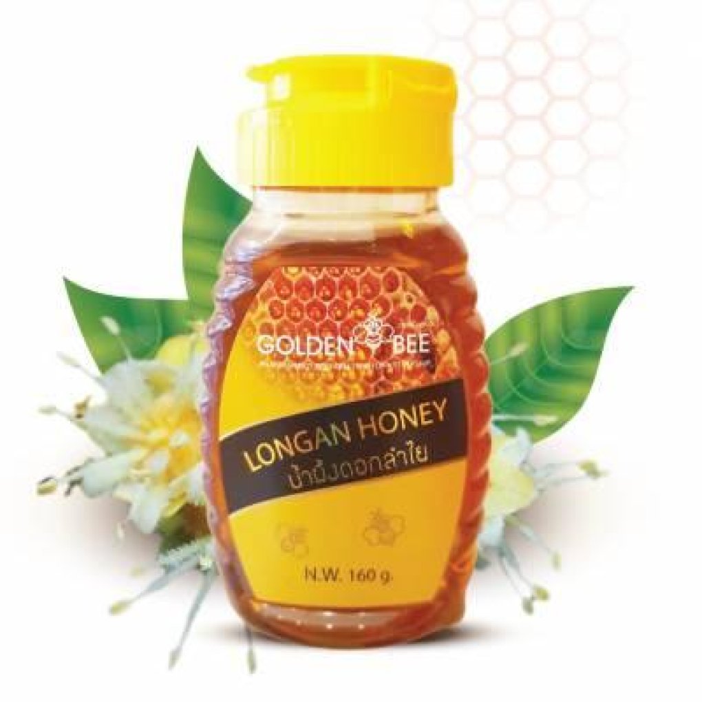 น้ำผึ้งดอกลำไย แบบขวดบีบ 160 กรัม