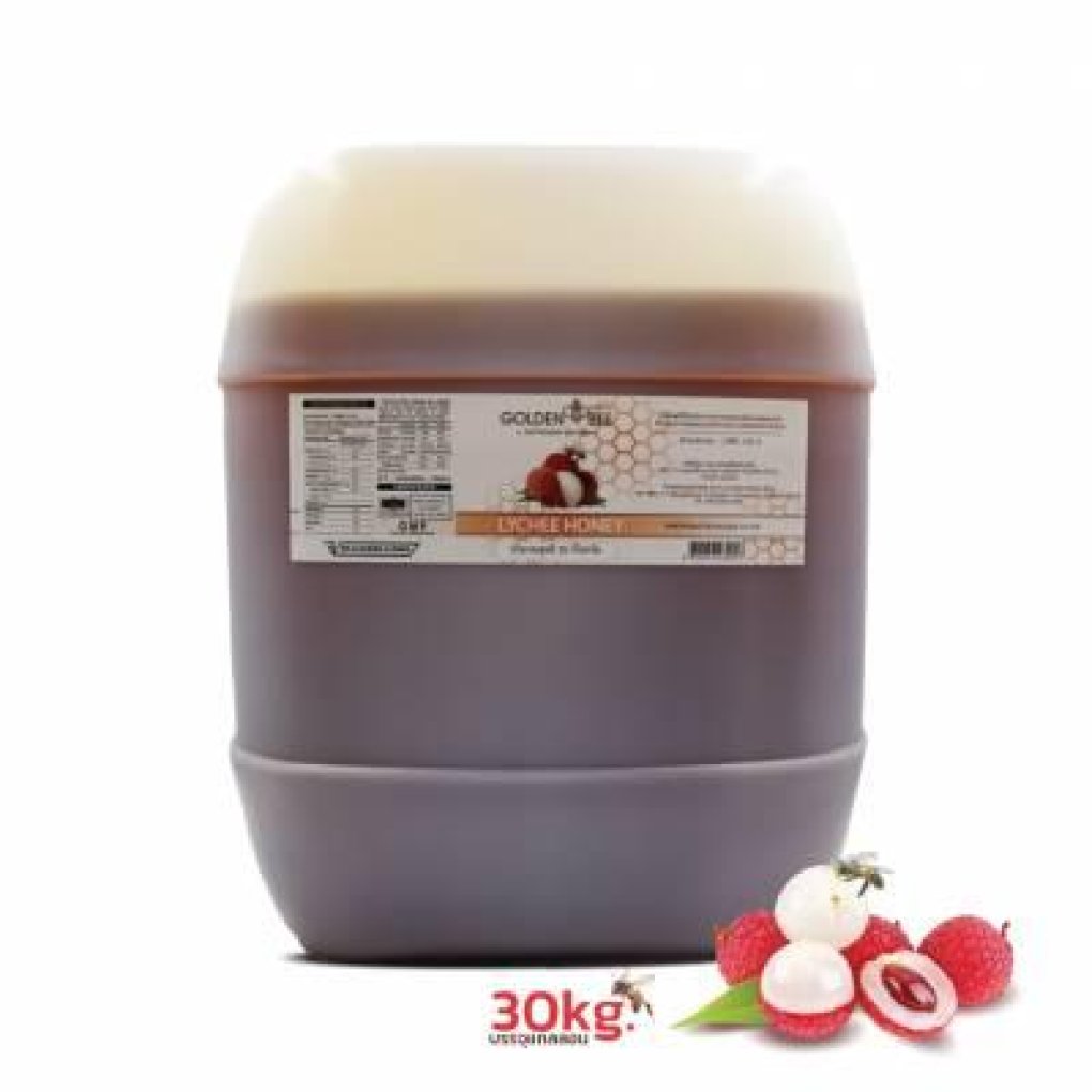 น้ำผึ้งดอกลิ้นจี่ 30 kg. บรรจุแกลลอน 