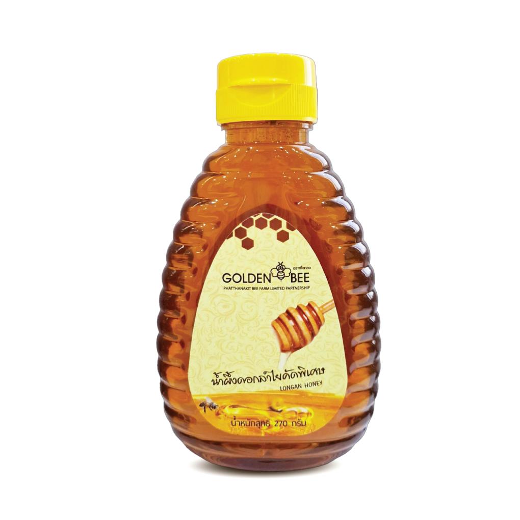 น้ำผึ้งดอกลำไย คัดพิเศษ 270 กรัม (ขวดรังผึ้ง)