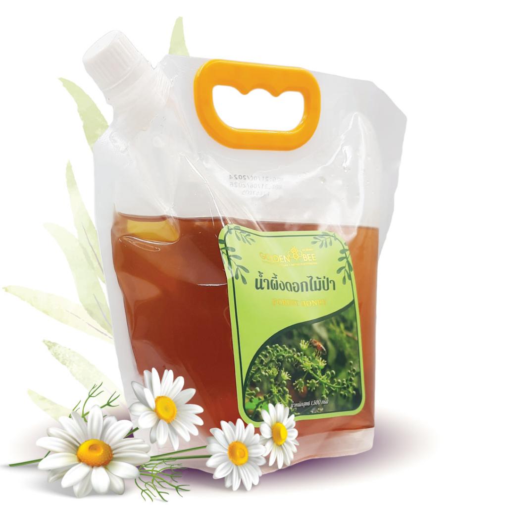 น้ำผึ้งดอกไม้ป่า "แบบเติม"🍯 คุ้มค่าขนาด 1,500 กรัม