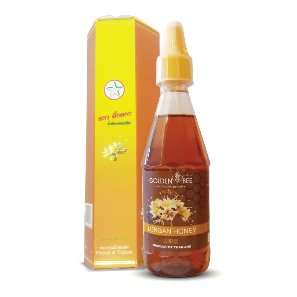 น้ำผึ้งดอกลำไย 600 กรัม ขวดสะดวกใช้